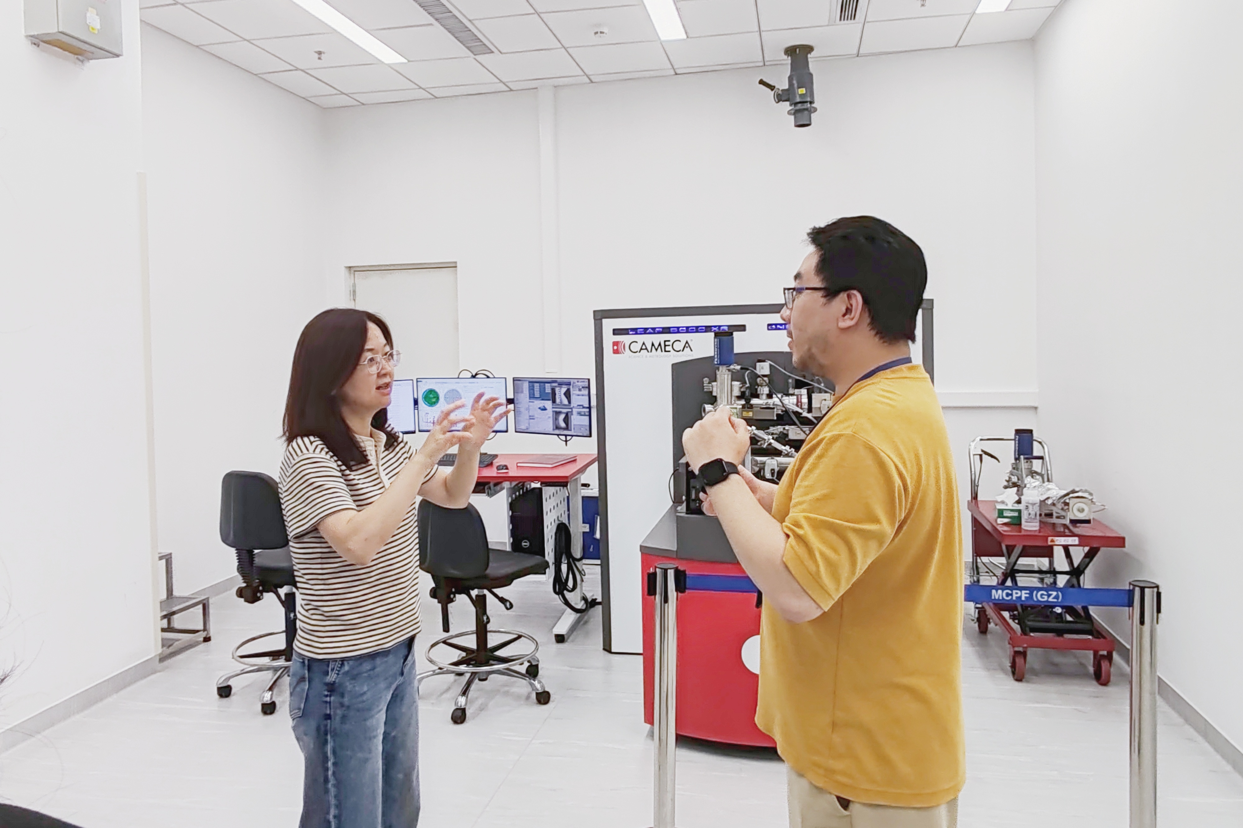 Dr. Meng's Lab Visit